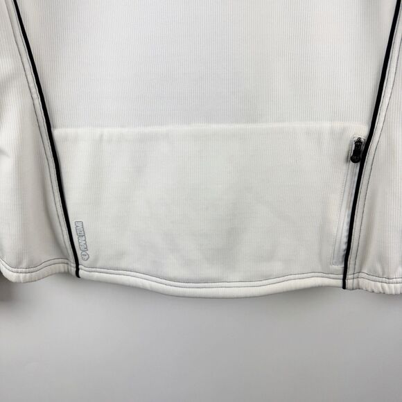 Pearl Izumi Women's Quilted Jacket Gray Cycling Full Zip Up Fleece Jacket XL - Picture 9 of 16